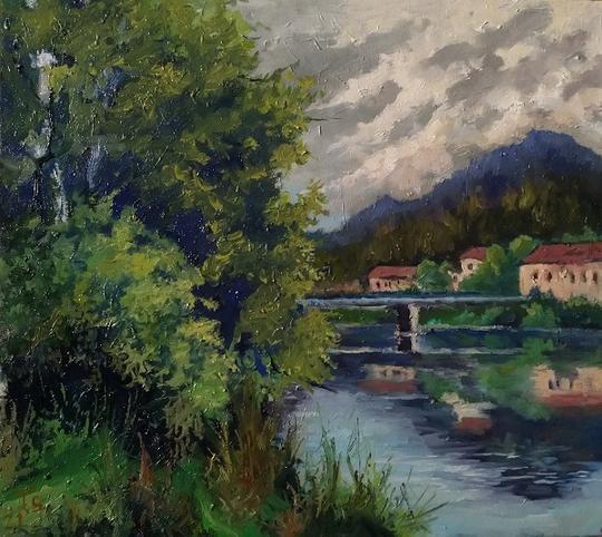 U Ohře (50x50 cm)